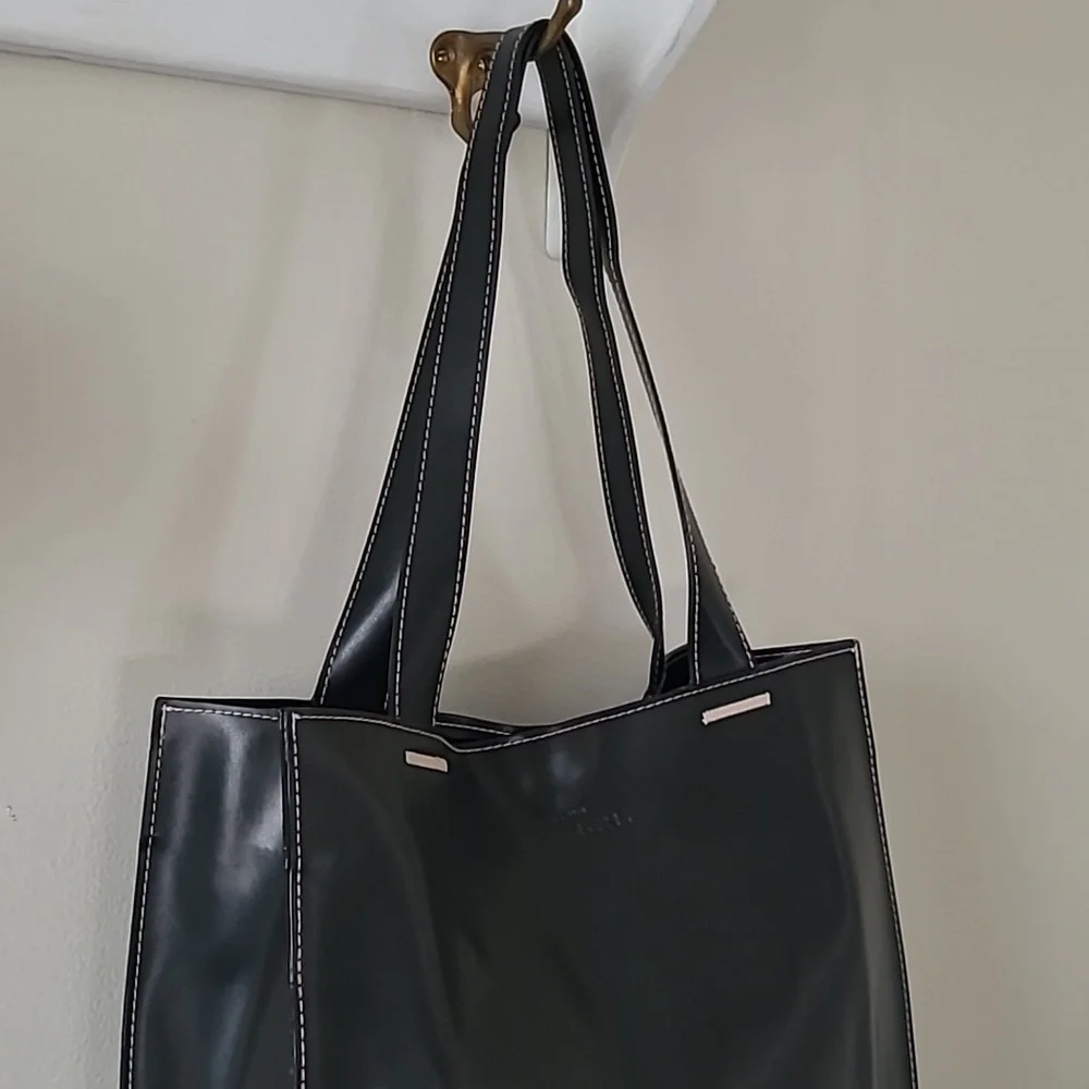 Givenchy Parfums Black Tote Bag with Snap Closure & Dual Handles - Picture 3 of 16